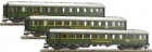 567709 Fleischmann Set of 3 Passenger cars Ferienexpress